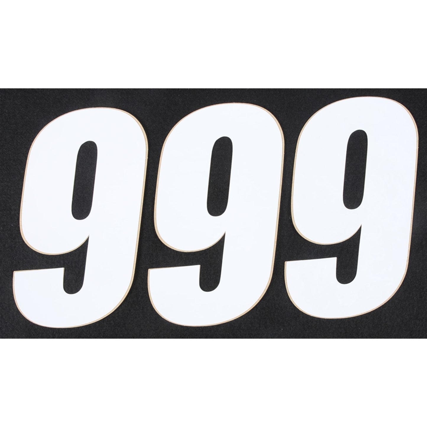 D'Cor Number 9 White 6" - 3/Pack [MPN: 45-16-9]_194267