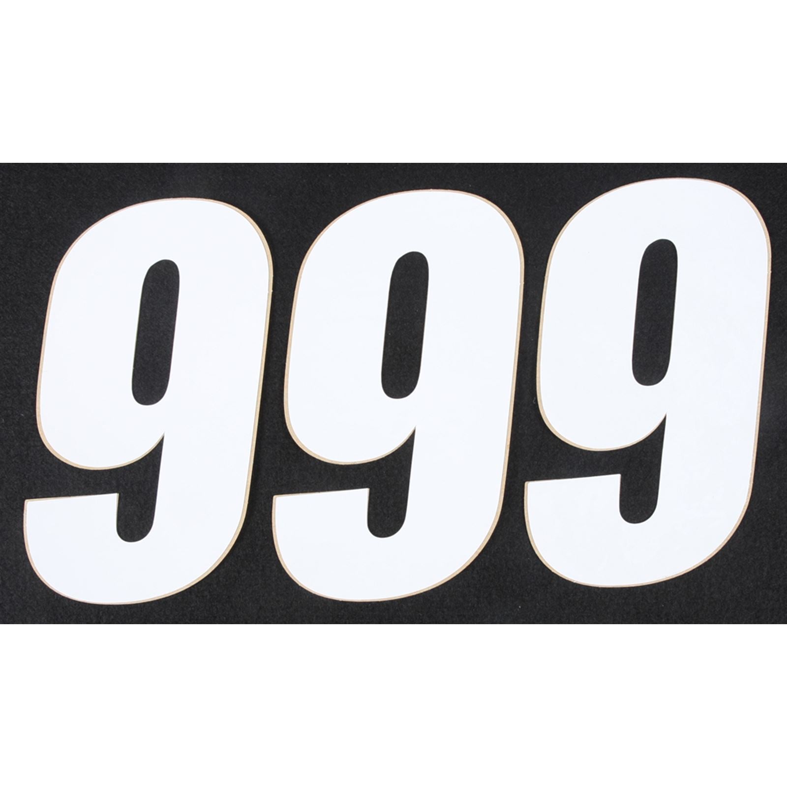 D'Cor Number 9 White 6" - 3/Pack [MPN: 45-16-9]_194267