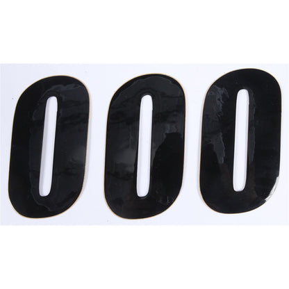 D'Cor Number 0 Black 4" - 3/Pack [MPN: 45-24-0]_194269