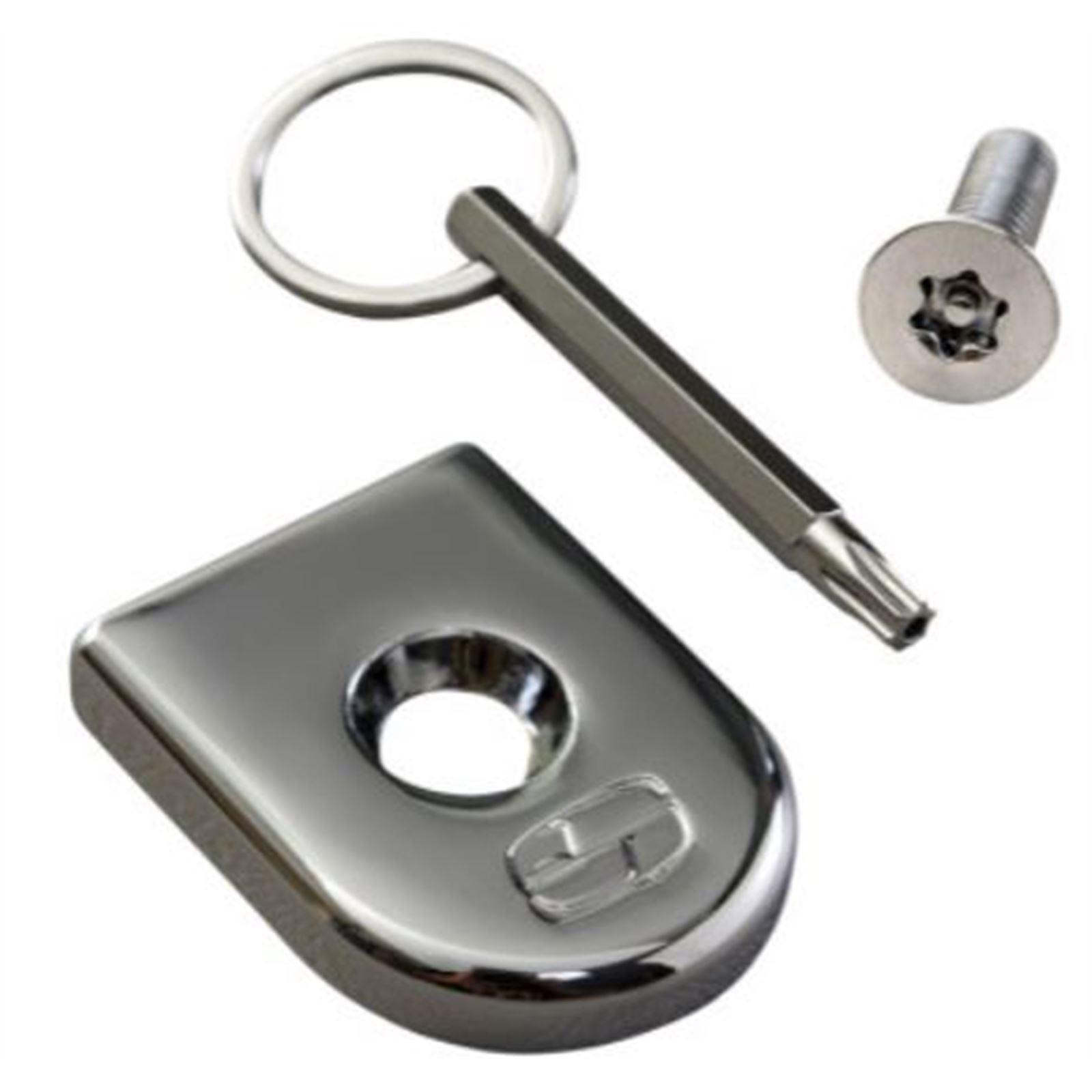 Saddlemen Security Seat Screw - Chrome 8911C_795459