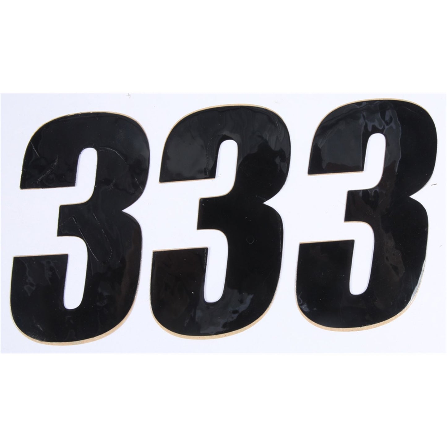 D'Cor Number 3 Black 4" - 3/Pack [MPN: 45-24-3]_194272