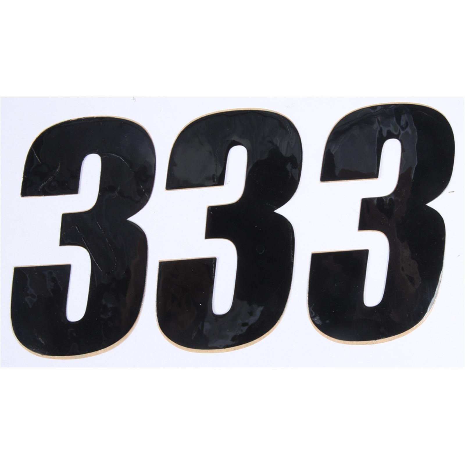 D'Cor Number 3 Black 4" - 3/Pack [MPN: 45-24-3]_194272