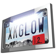 XKGlow LED License Plate Frame with White LED - Chrome XK034019-W_673323