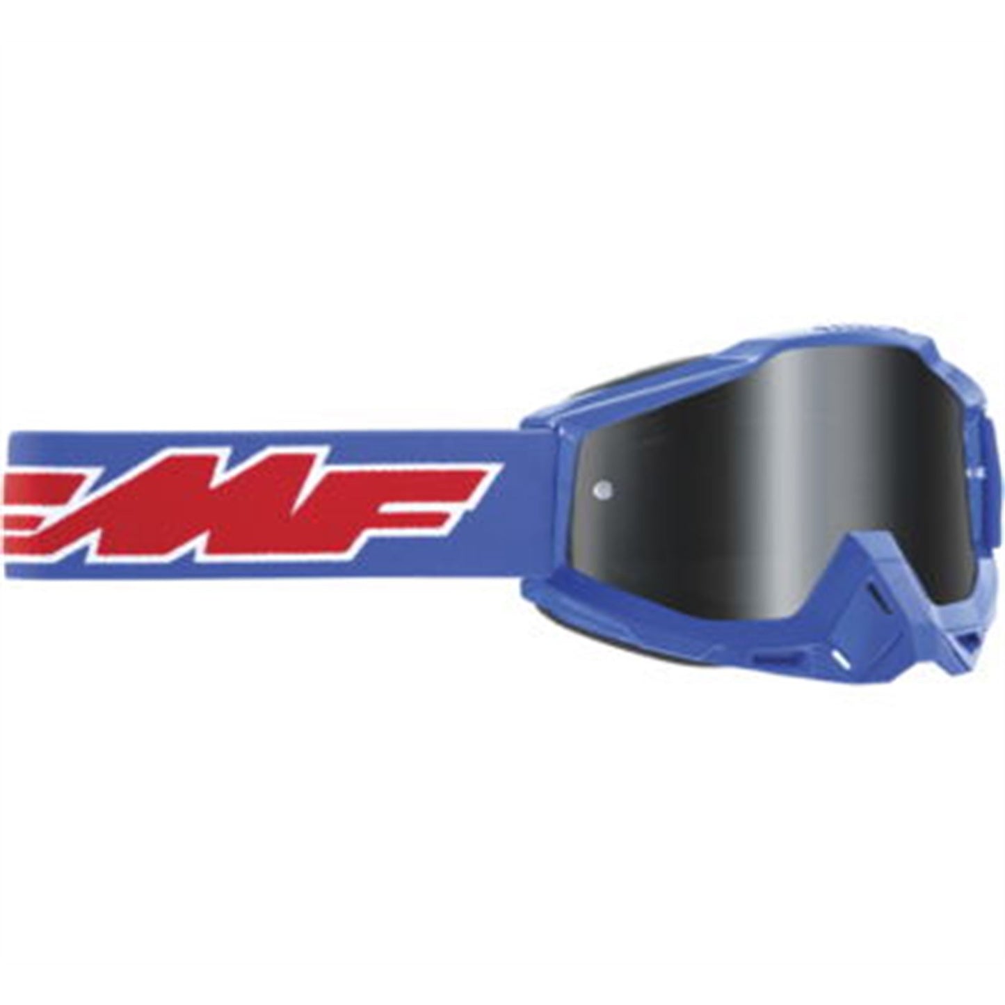 FMF Racing PowerBomb Sand Goggles - Rocket Blue with Smoke Lens [MPN: F-50201-102-02]_680556