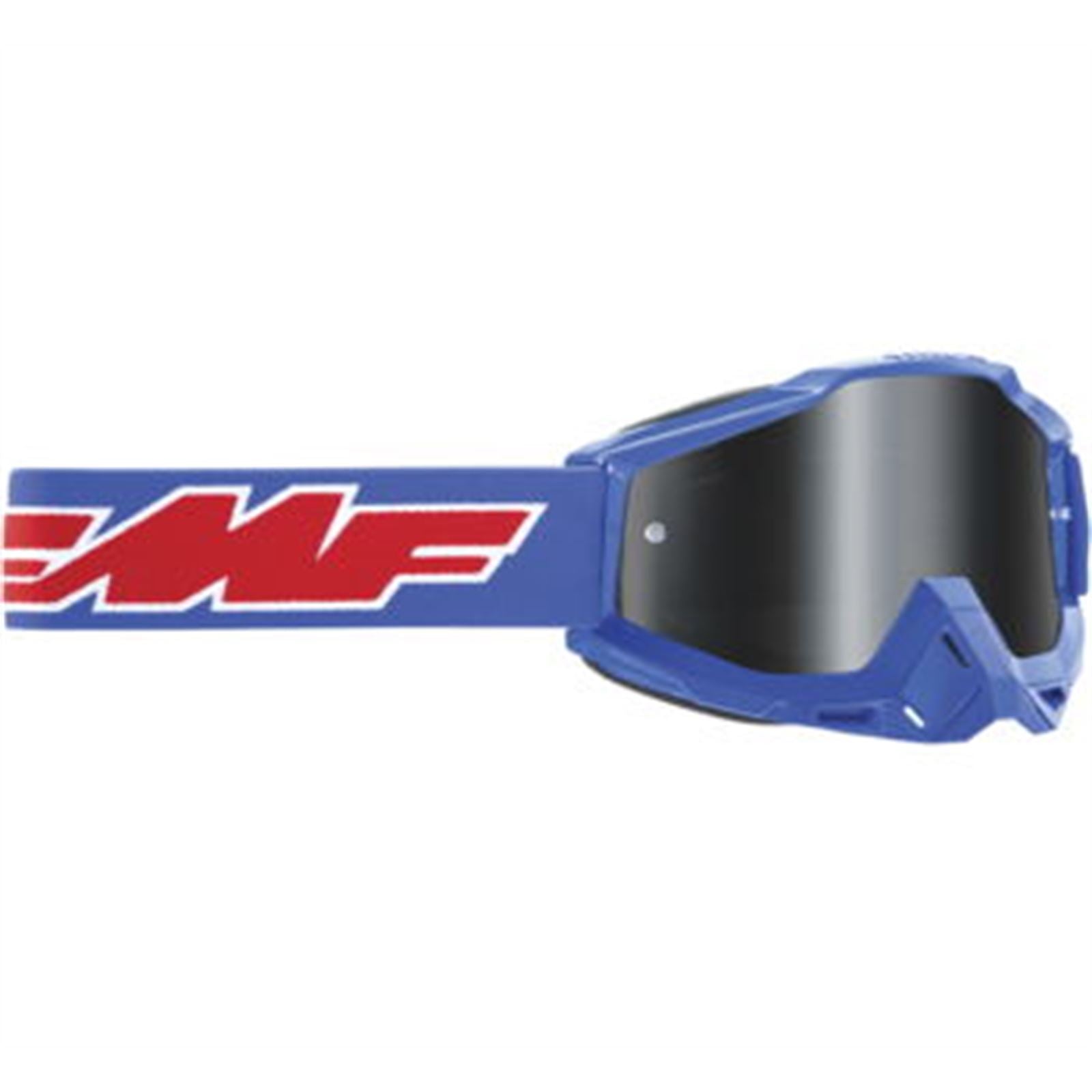 FMF Racing PowerBomb Sand Goggles - Rocket Blue with Smoke Lens [MPN: F-50201-102-02]_680556