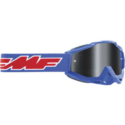 FMF Racing PowerBomb Sand Goggles - Rocket Blue with Smoke Lens [MPN: F-50201-102-02]_680556