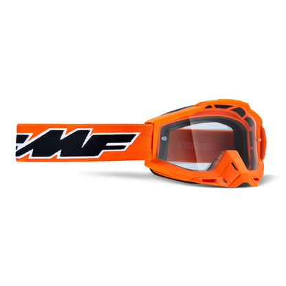 FMF Racing Powerbomb Youth Goggles - Rocket Orange - Clear Lens [MPN: F-50300-101-05]_672537