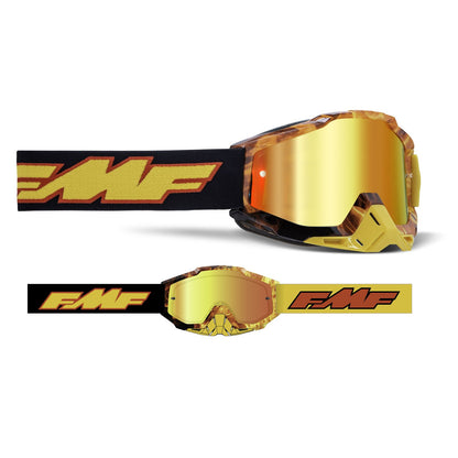 FMF Racing Powerbomb Youth Goggles - Spark - Red Mirror Lens  [MPN: F-50300-251-06]_1008913
