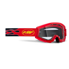 FMF Racing Powercore Goggles - Flame Red - Clear Lens F-50400-101-03_672557