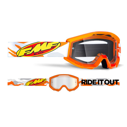 FMF Racing Powercore Youth Goggles - Assault Grey Camo - Clear Lens [MPN: F-50500-101-09]_1008894