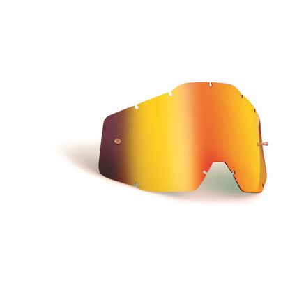 FMF Racing Powercore/Powerbomb Anti-Fog Mirror Lens - Red/Smoke F-51002-003-02_672574