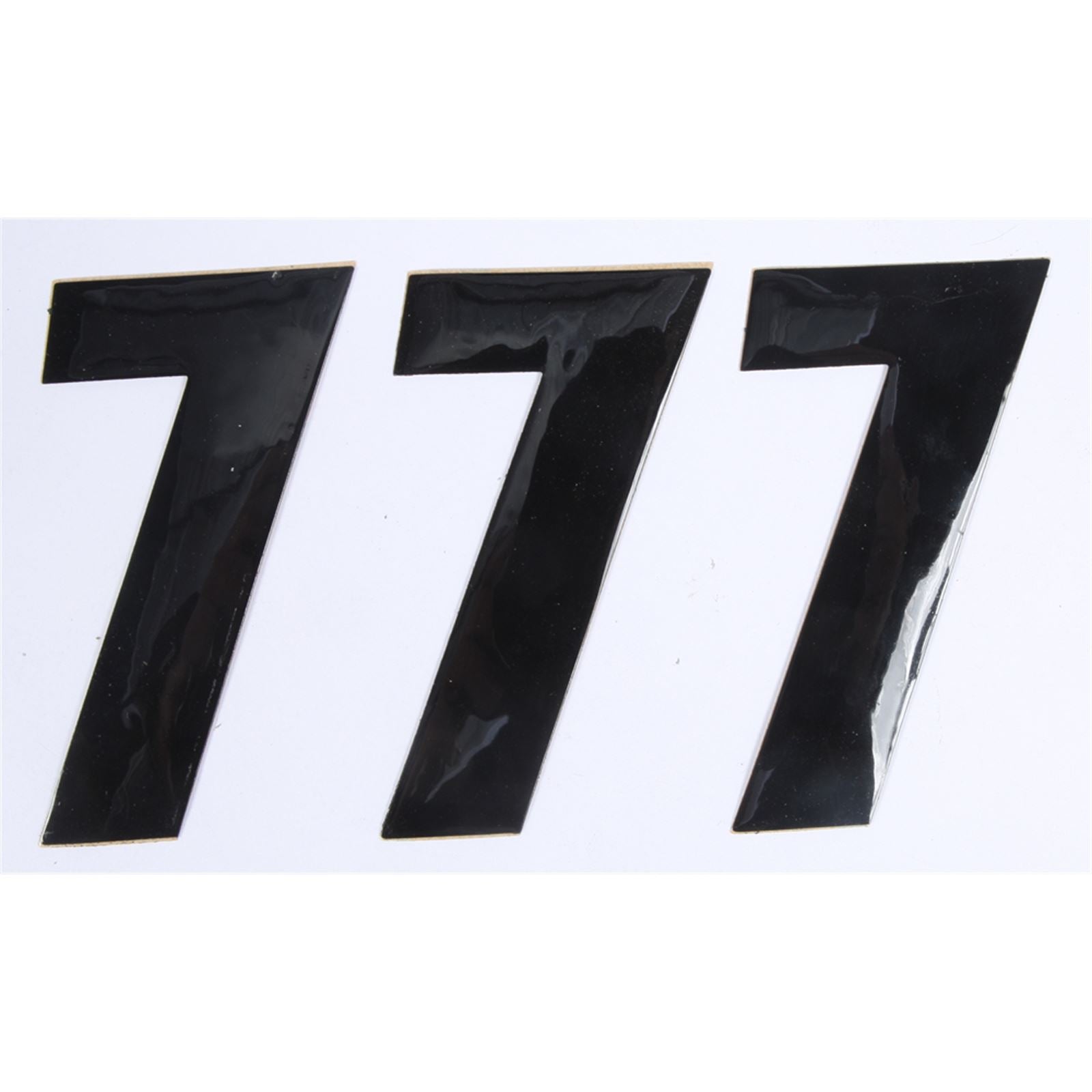 D'Cor Number 7 Black 4" - 3/Pack [MPN: 45-24-7]_194276