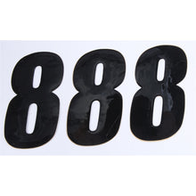 D'Cor Number 8 Black 4" - 3/Pack [MPN: 45-24-8]_194277