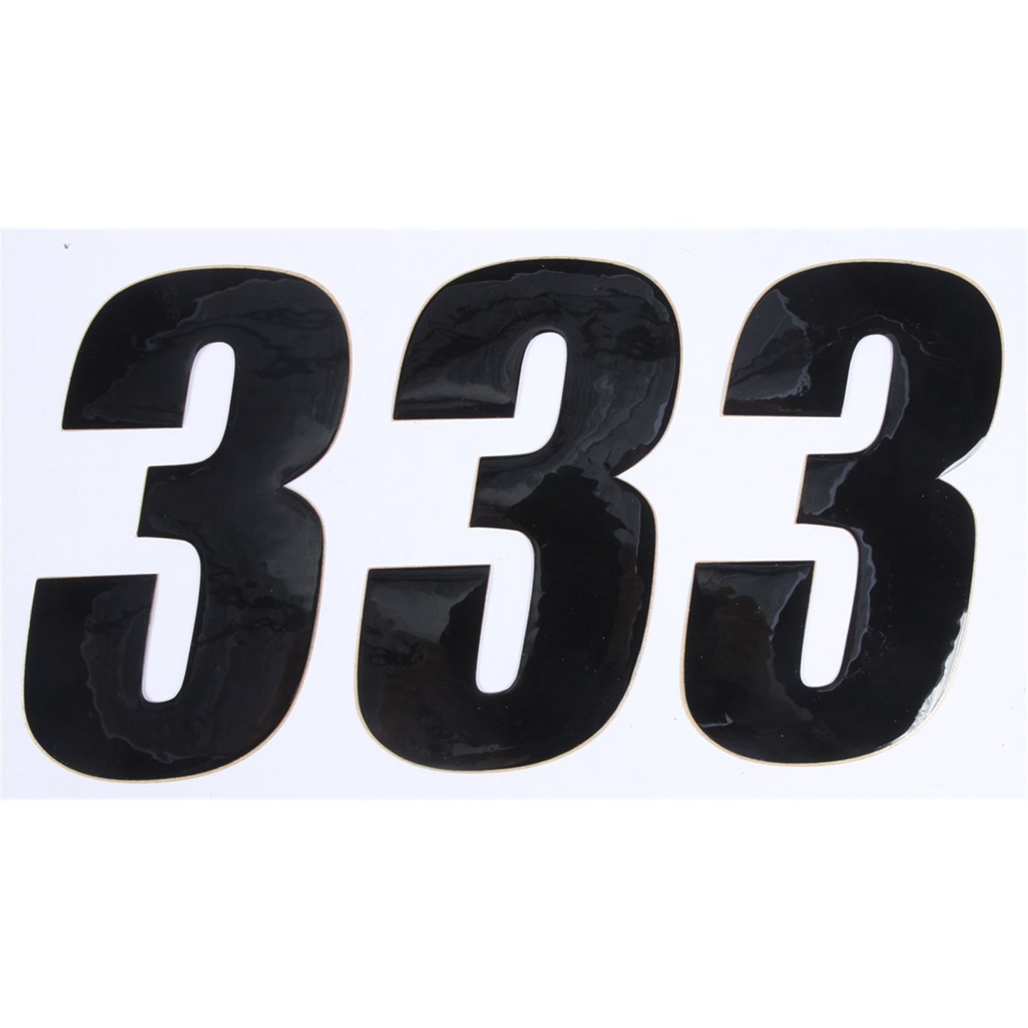 D'Cor Number 3 Black 6" - 3/Pack [MPN: 45-26-3]_194283