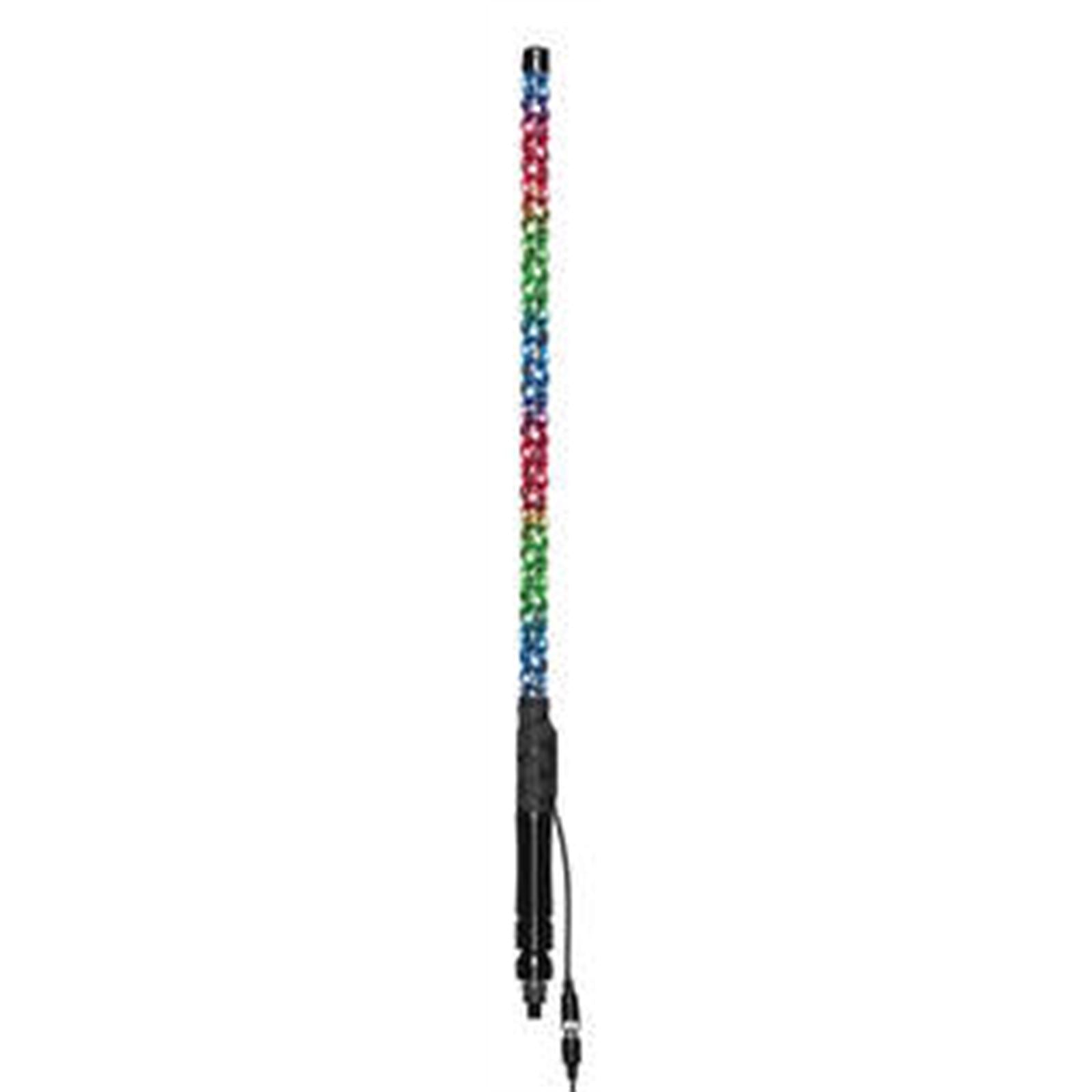 Boss Audio Remote-Controlled RGB LED Lighted Whips - 2' WP2_984138