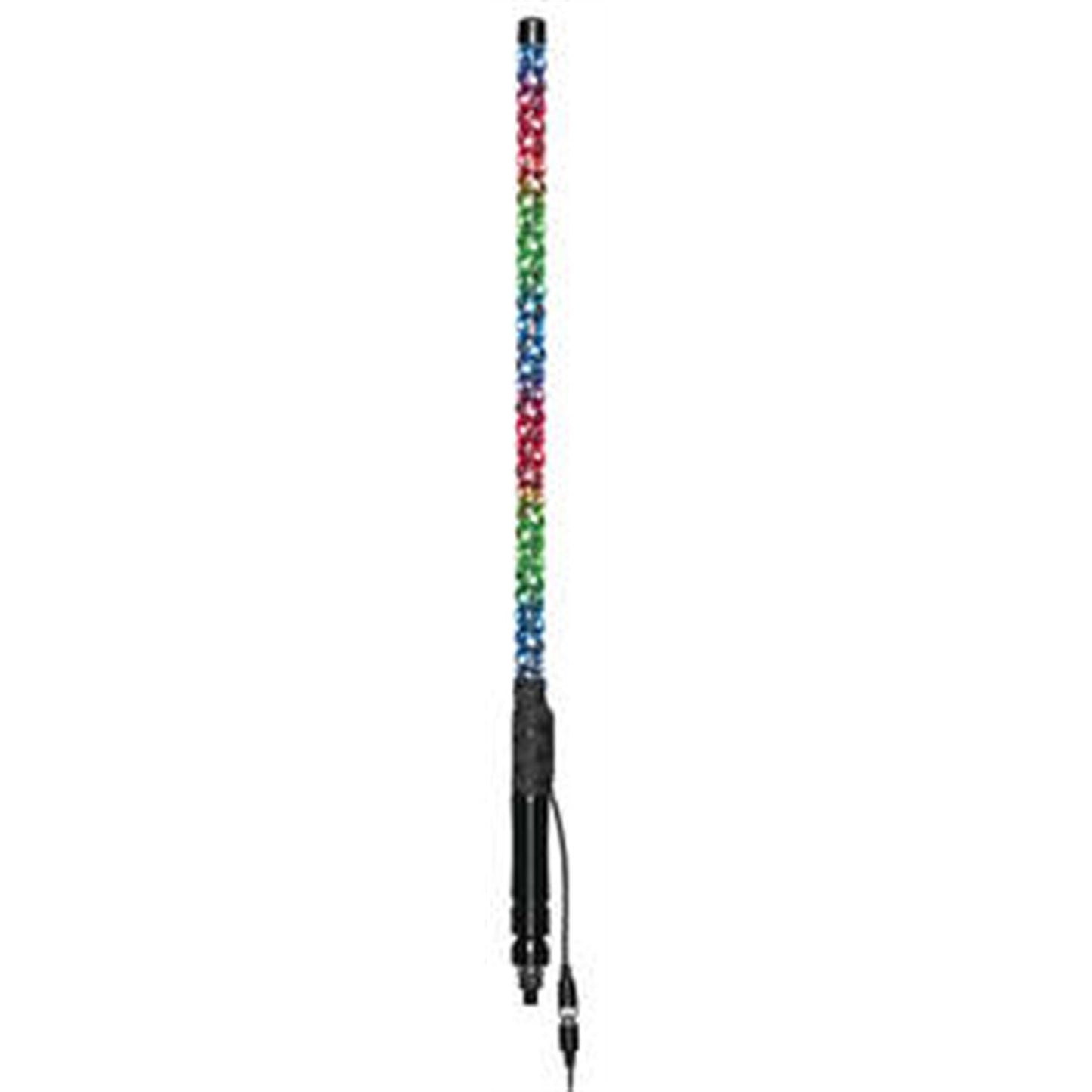 Boss Audio App-Controlled 360 RGB LED Chasing Whip - 2' with Flag XP2_981800
