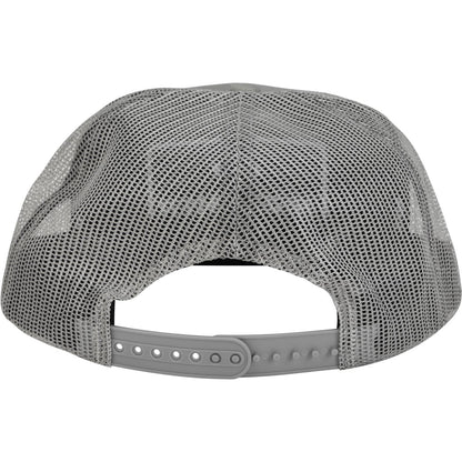 Fire Power Flat Bill Patch Hat - Grey 99-8106_1090393