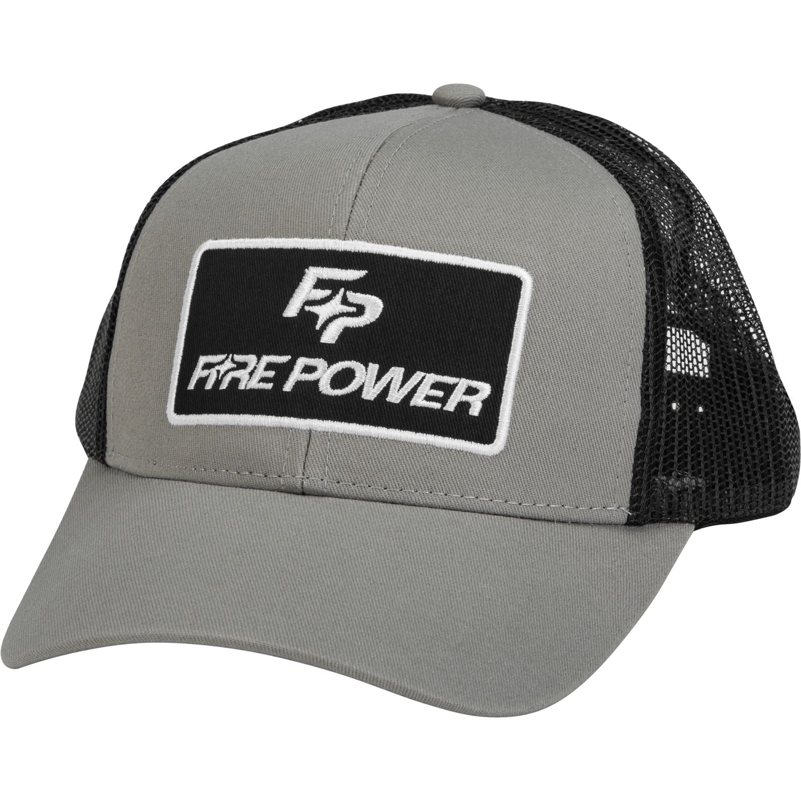 Fire Power Curved Bill Hat - Grey/Black 99-8109_1090400