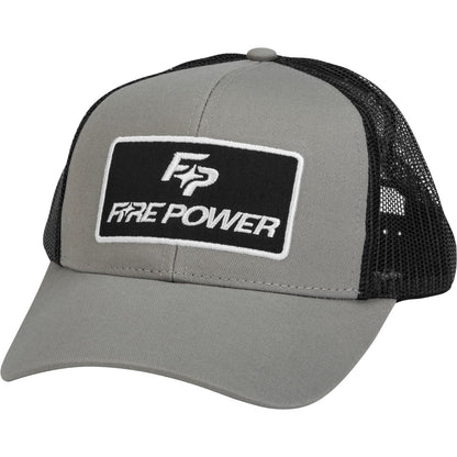 Fire Power Curved Bill Hat - Grey/Black 99-8109_1090400
