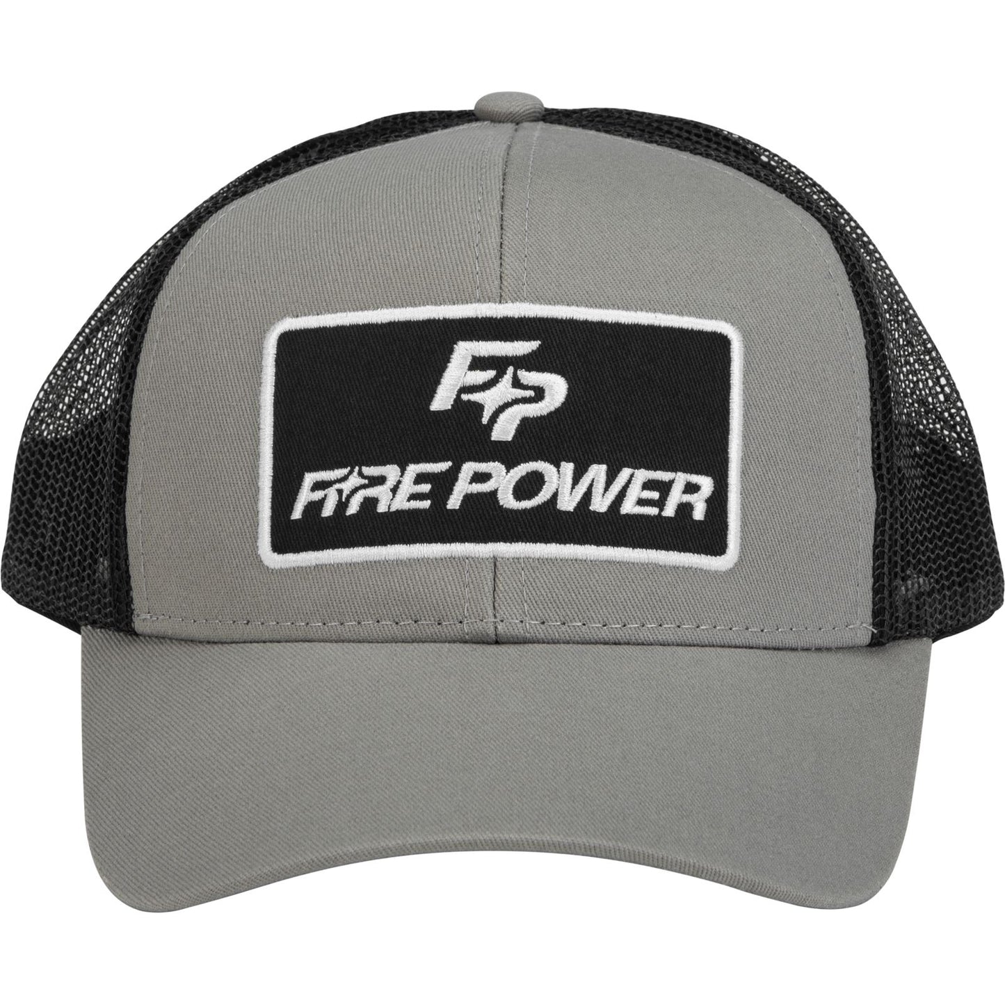 Fire Power Curved Bill Hat - Grey/Black 99-8109_1090401