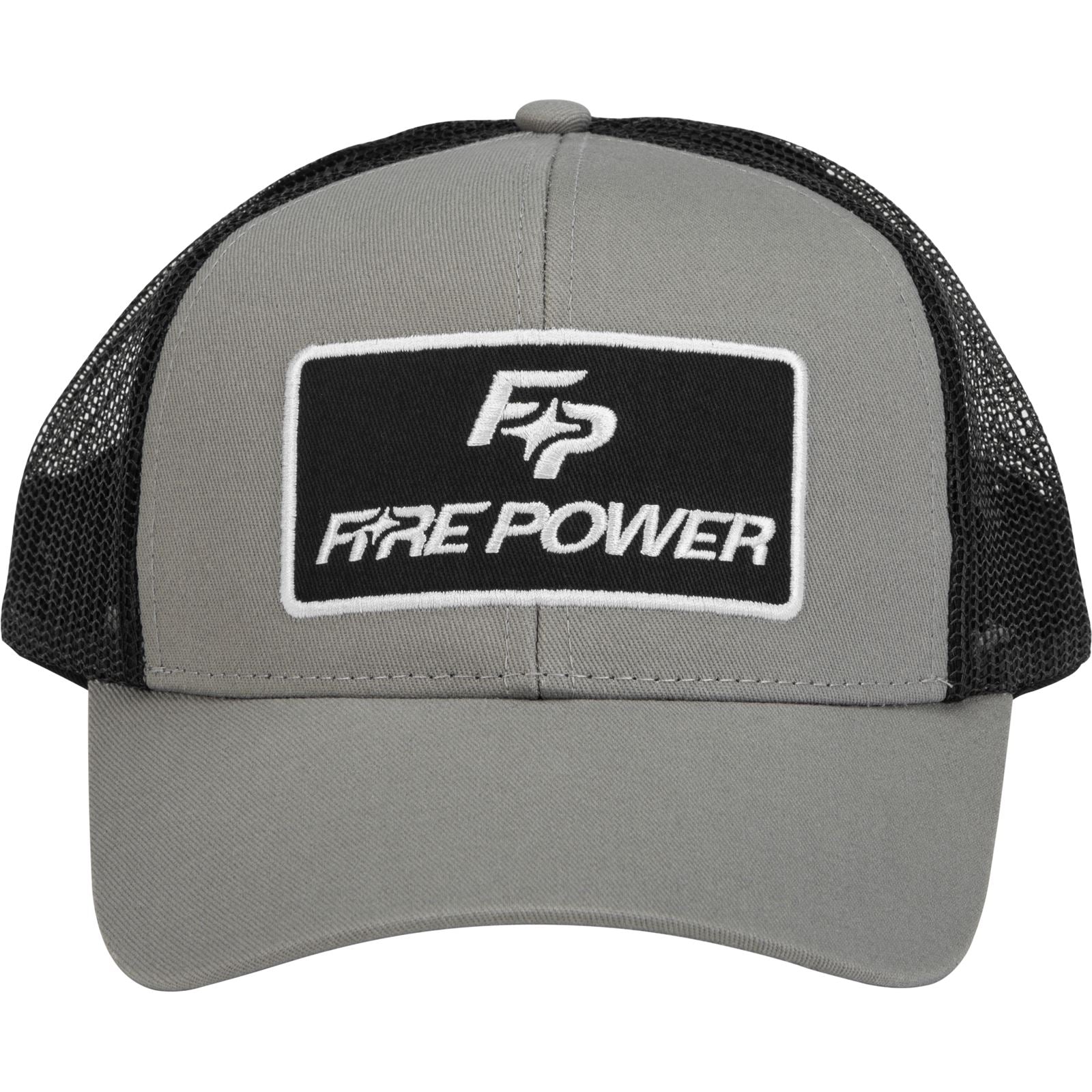 Fire Power Curved Bill Hat - Grey/Black 99-8109_1090401