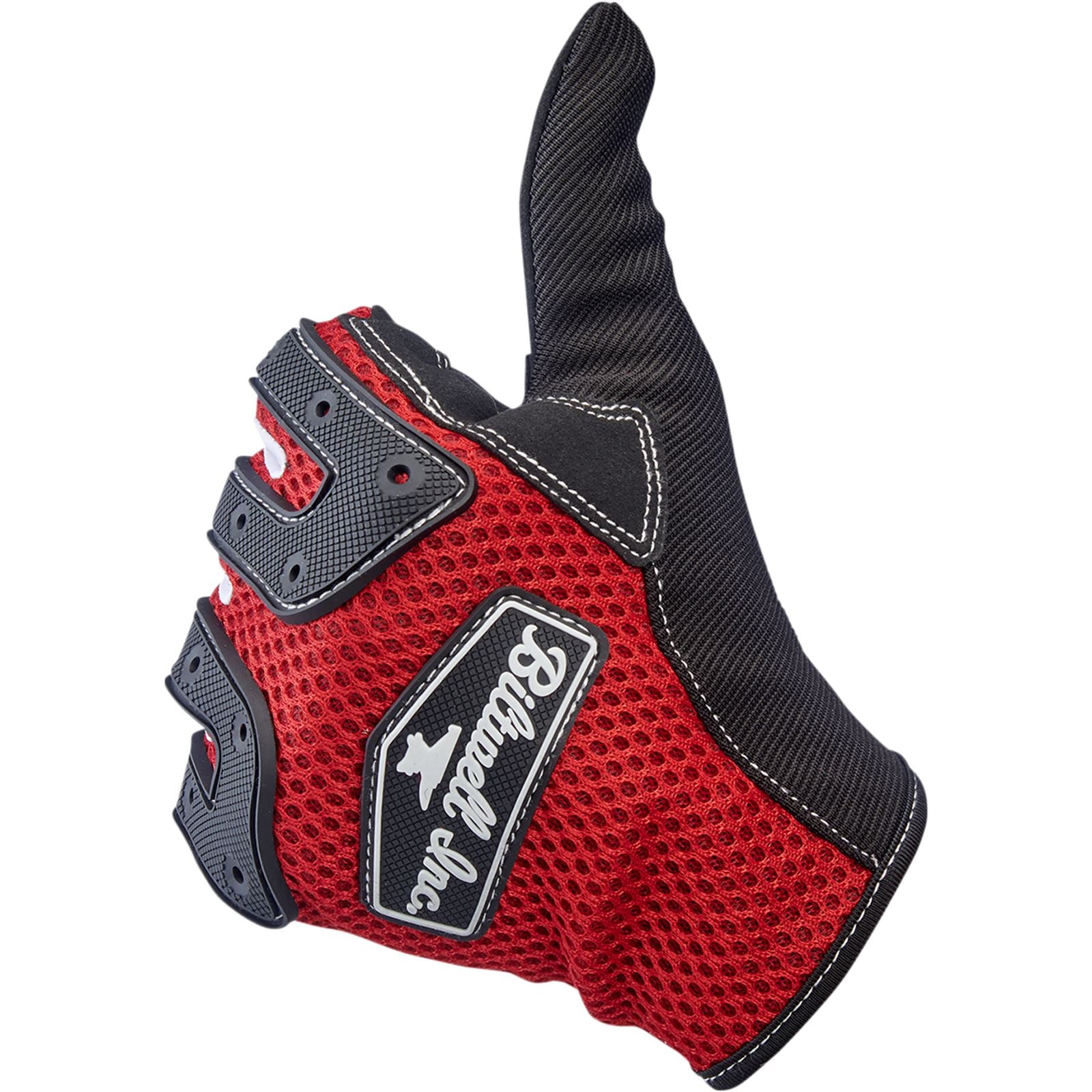 Biltwell Inc. Anza Gloves - Red/Black - Medium 1507-0801-003_1053402