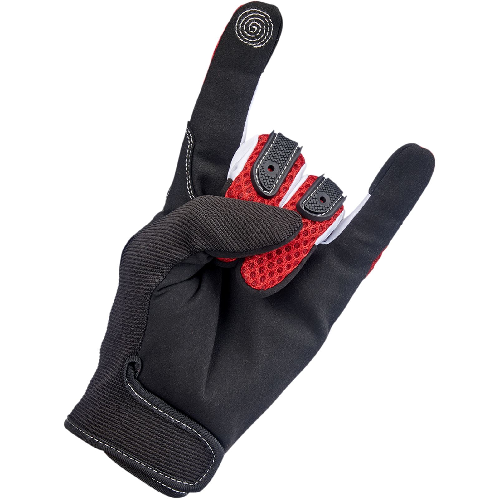 Biltwell Inc. Anza Gloves - Red/Black - Medium 1507-0801-003_1053403
