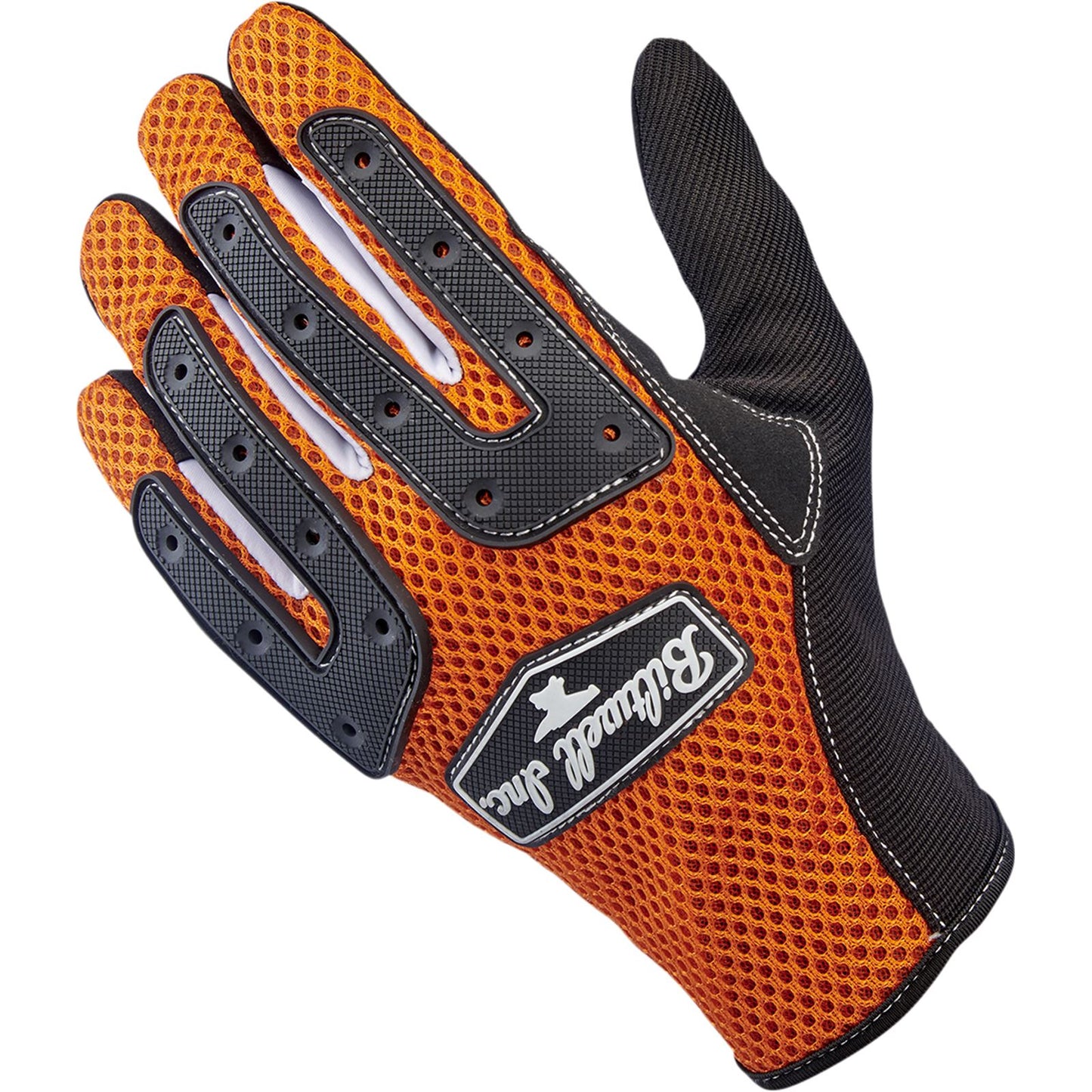 Biltwell Inc. Anza Gloves - Orange/Black - Medium 1507-0601-003_1053446