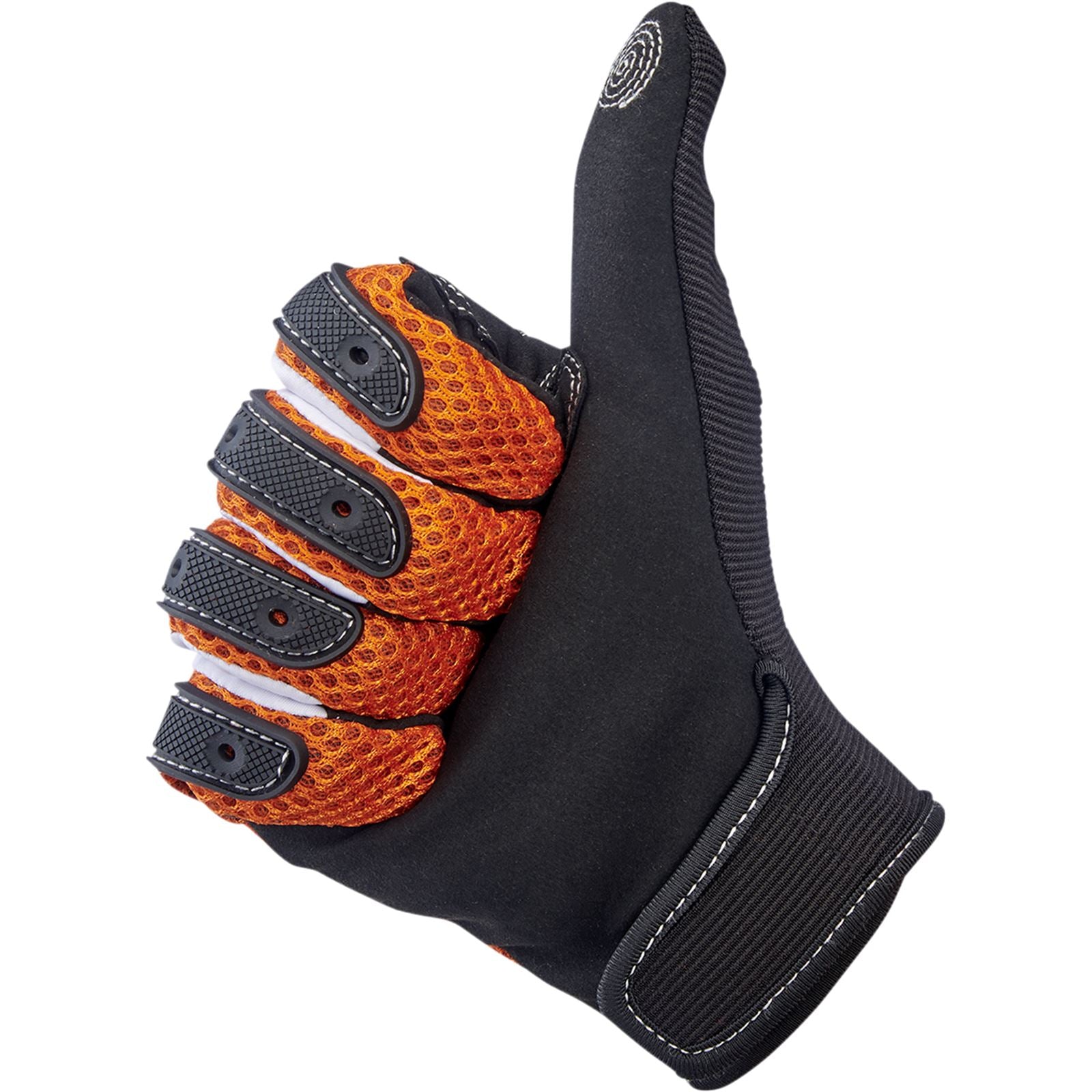 Biltwell Inc. Anza Gloves - Orange/Black - Medium 1507-0601-003_1053448