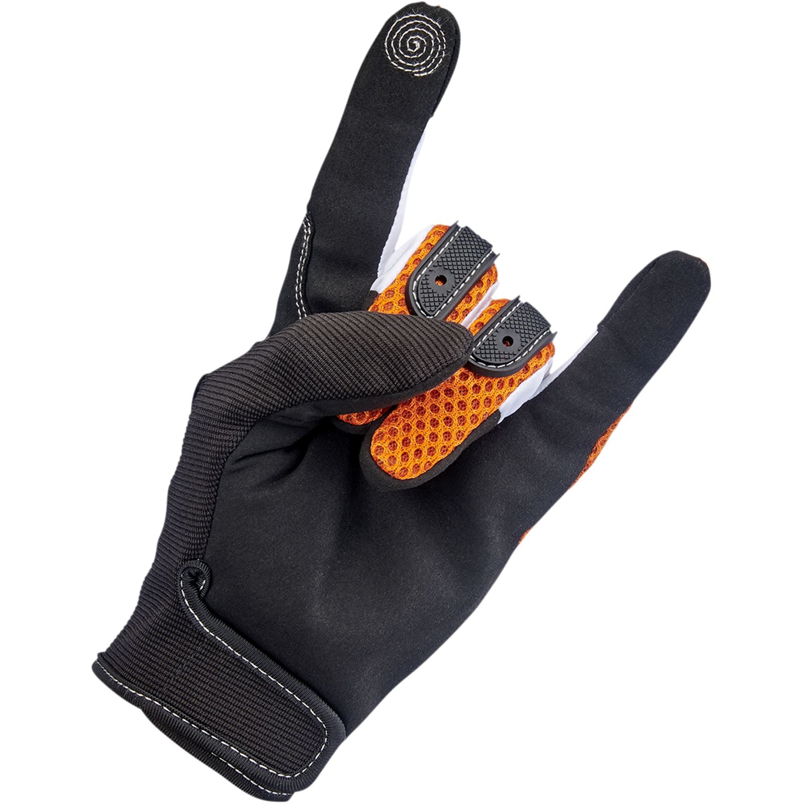Biltwell Inc. Anza Gloves - Orange/Black - Medium 1507-0601-003_1053449