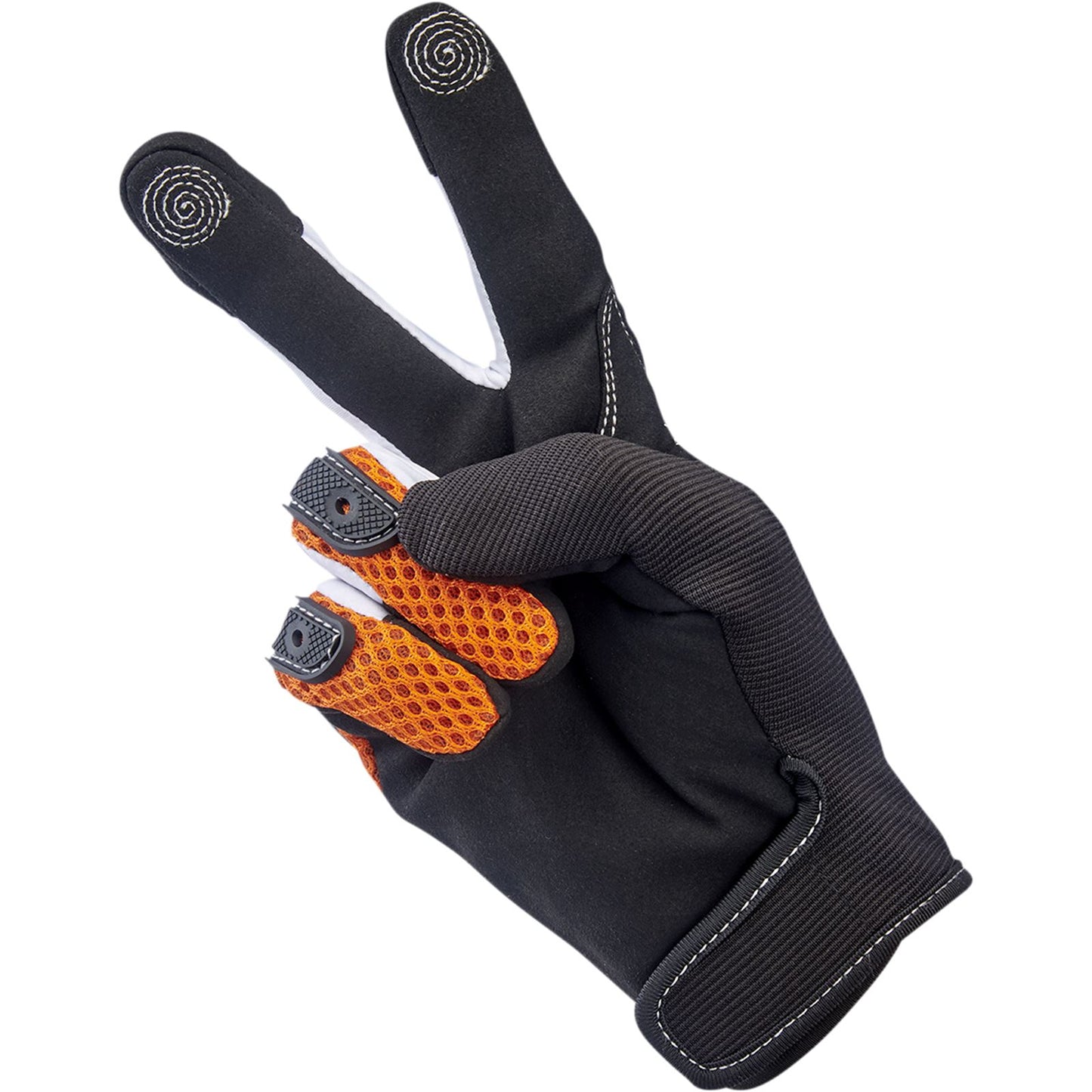 Biltwell Inc. Anza Gloves - Orange/Black - Medium 1507-0601-003_1053451