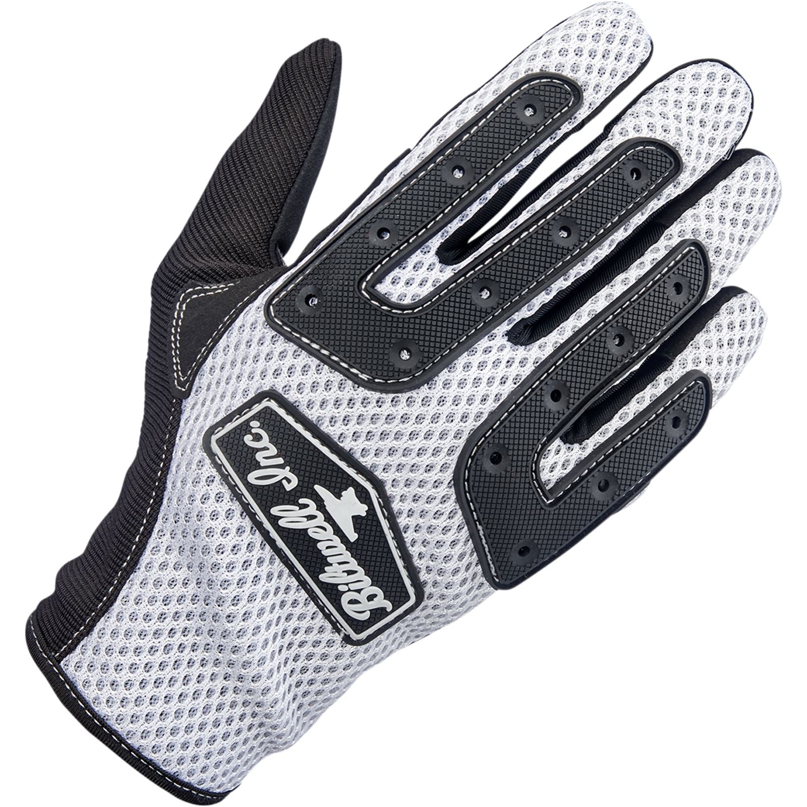 Biltwell Inc. Anza Gloves - White/Black - Medium 1507-0401-003_1053370