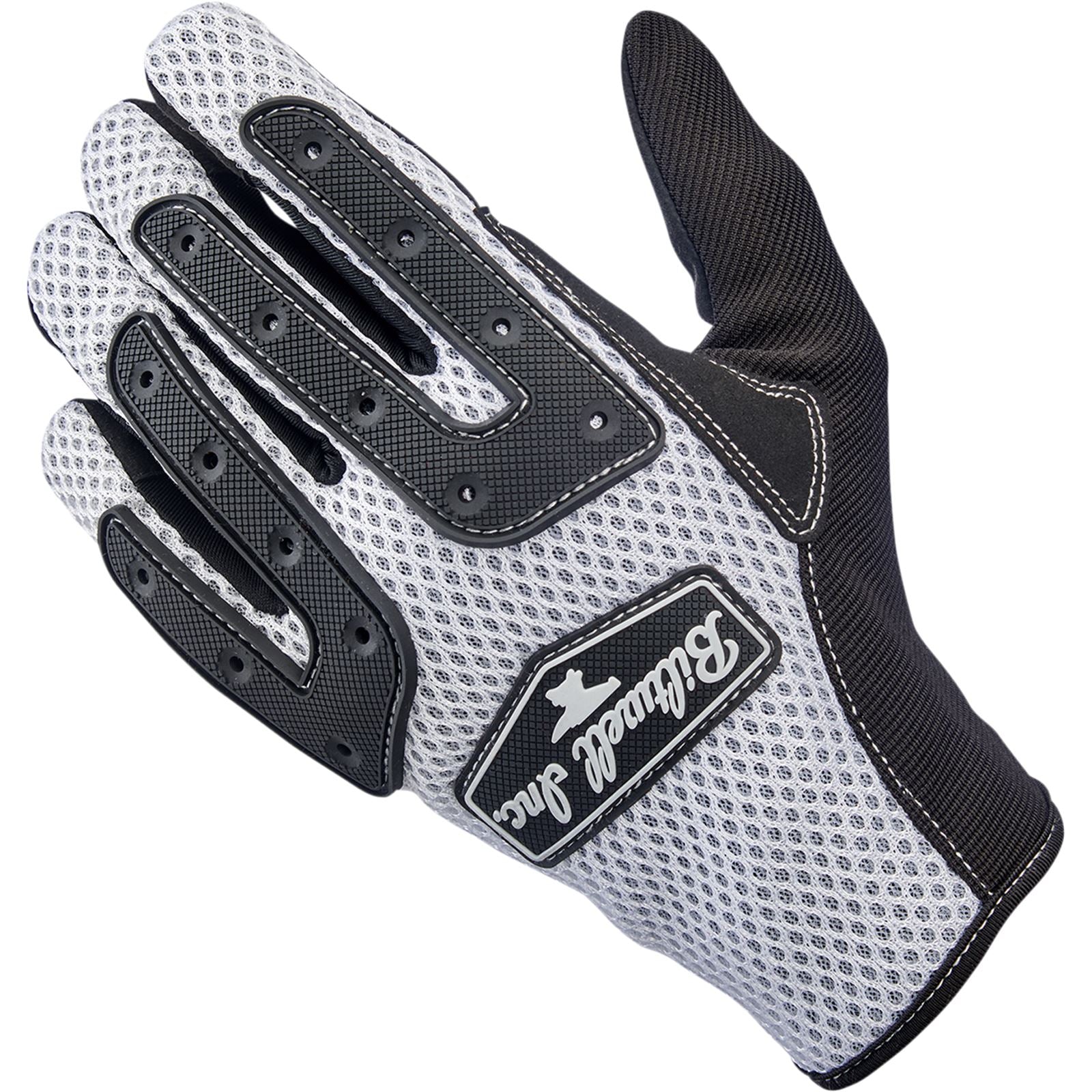Biltwell Inc. Anza Gloves - White/Black - Medium 1507-0401-003_1053418