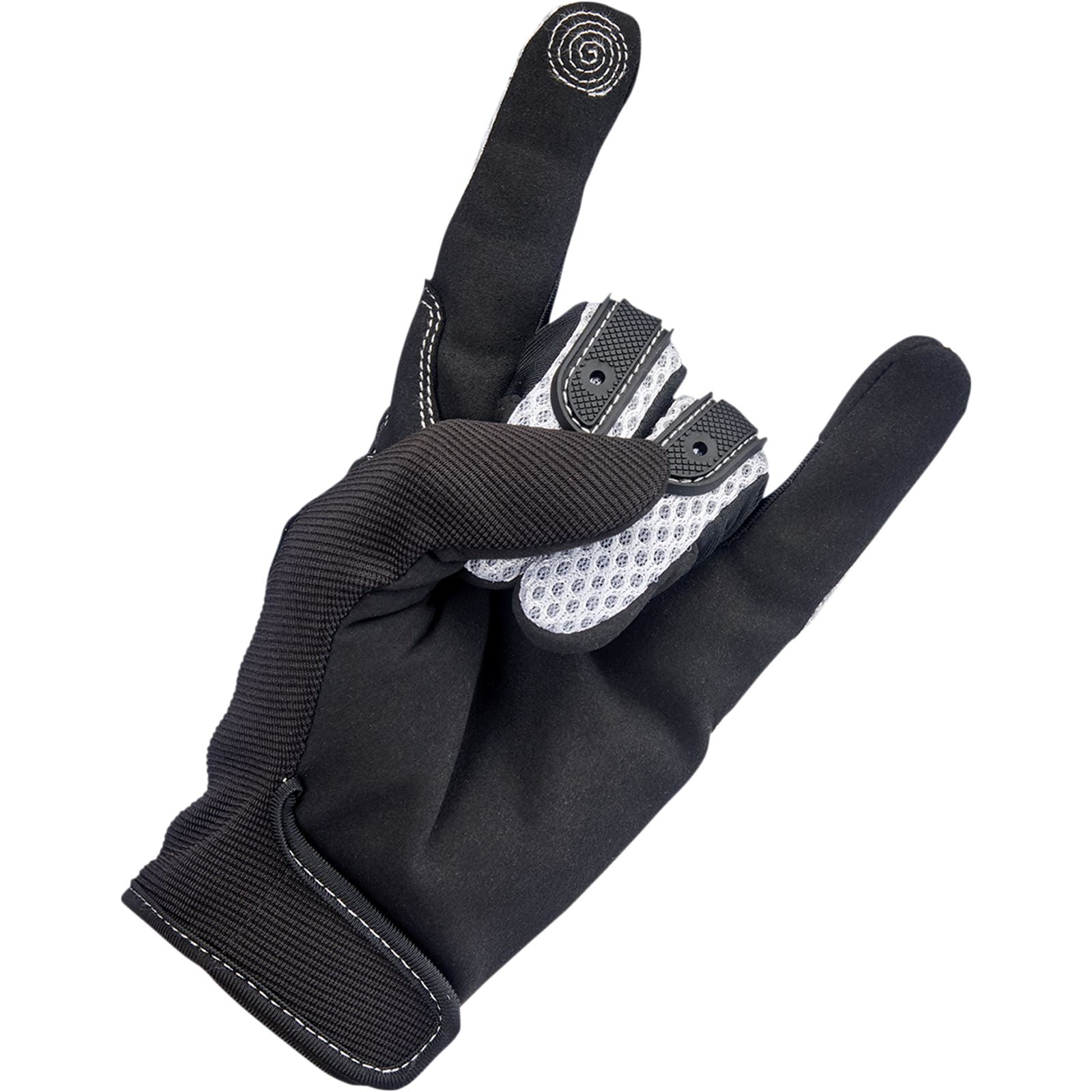Biltwell Inc. Anza Gloves - White/Black - Medium 1507-0401-003_1053369