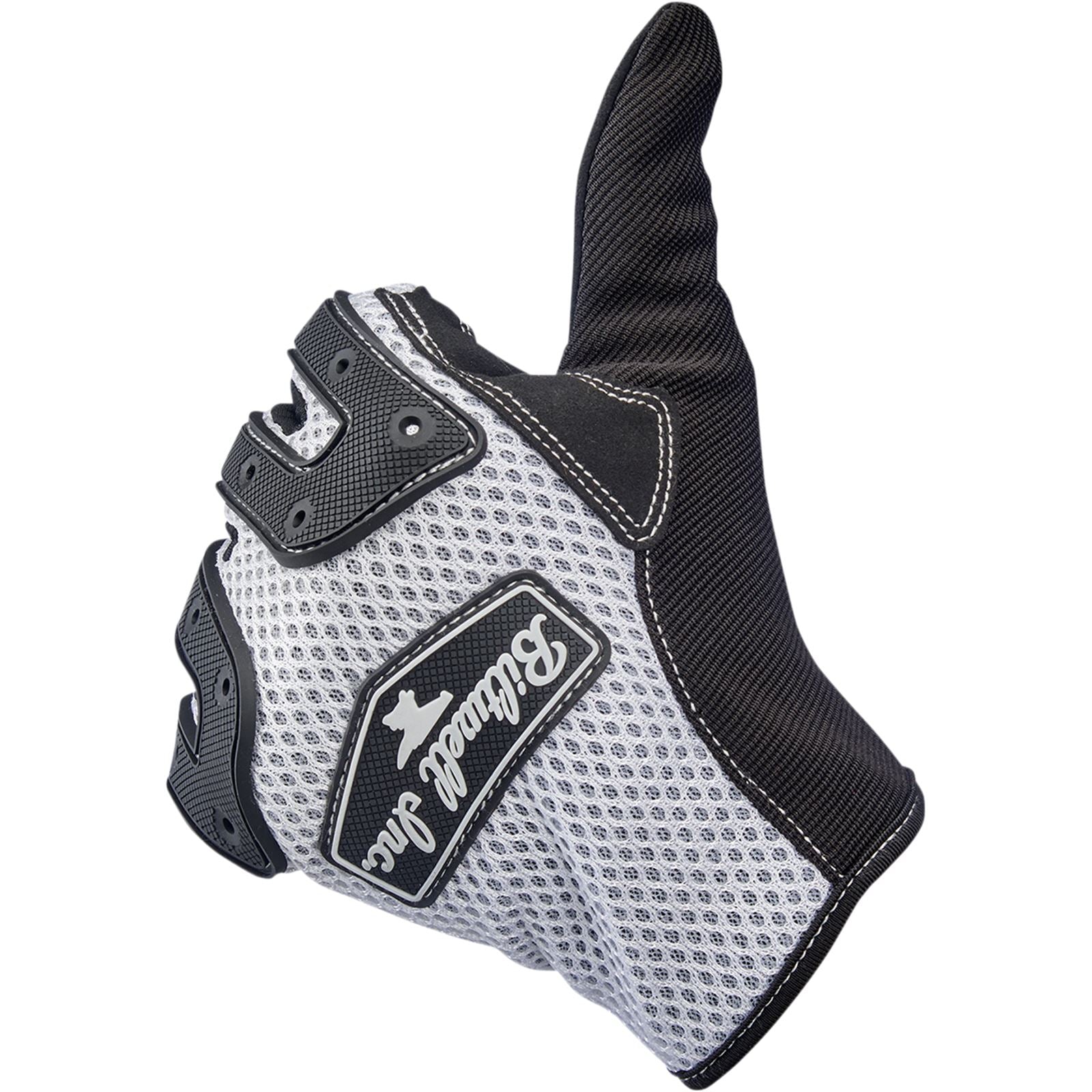 Biltwell Inc. Anza Gloves - White/Black - Large 1507-0401-004_1053503