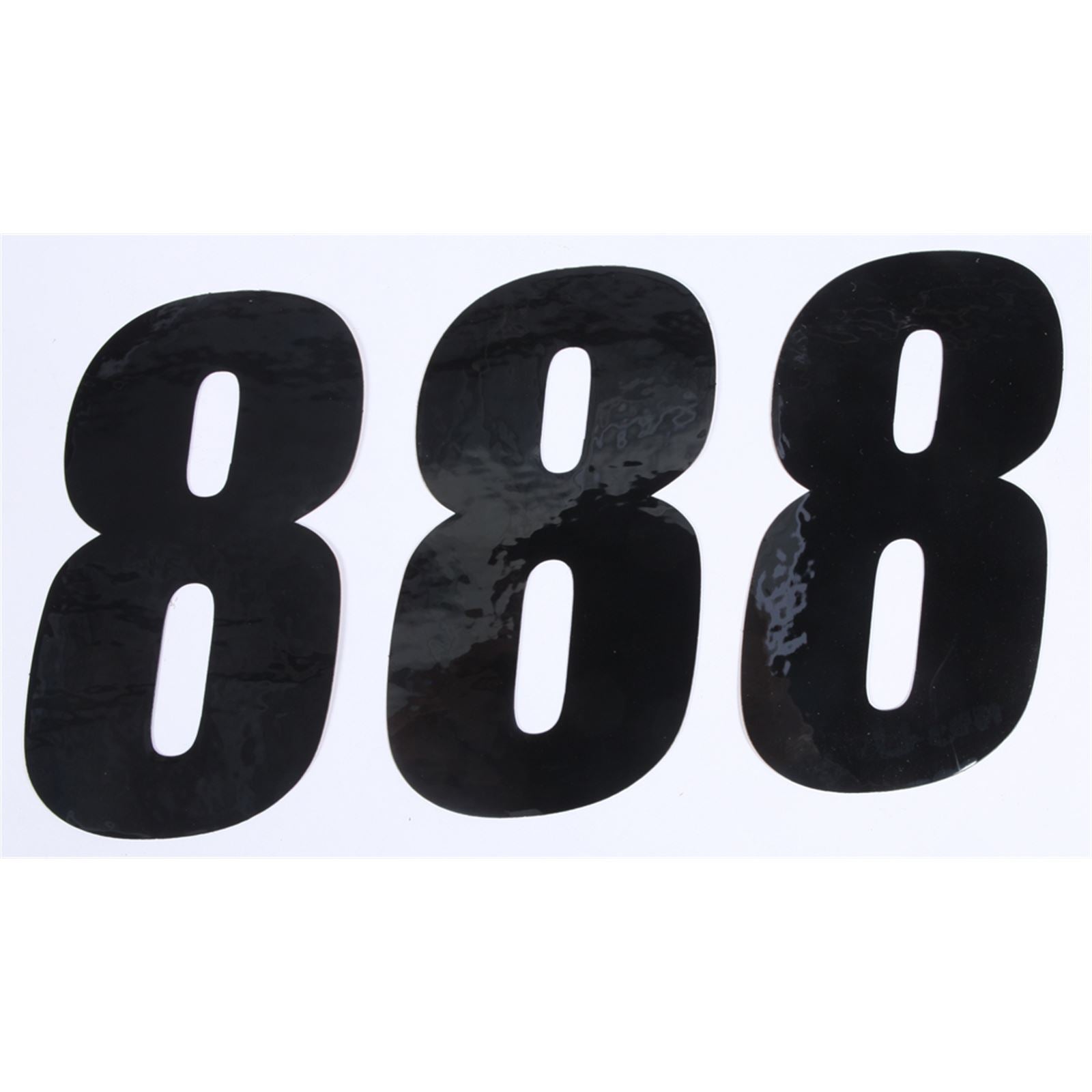 D'Cor Number 8 Black 6" - 3/Pack [MPN: 45-26-8]_194288