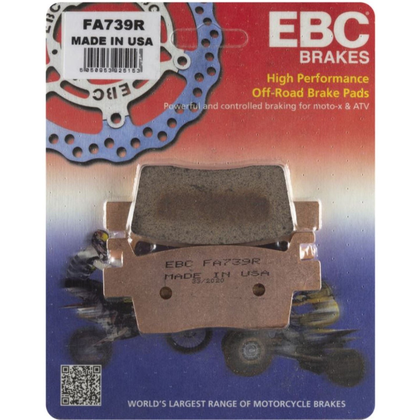 EBC Brakes Brake Pads FA739R_729222