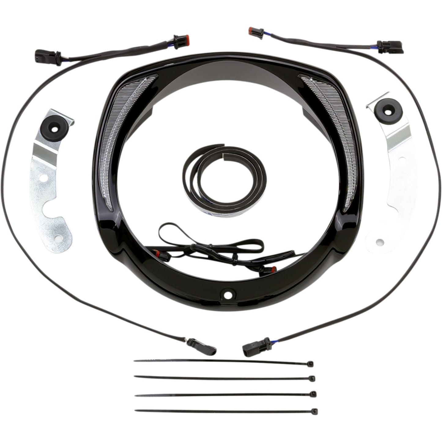 Ciro Headlight Bezel - Black [MPN: 45206]_1053935