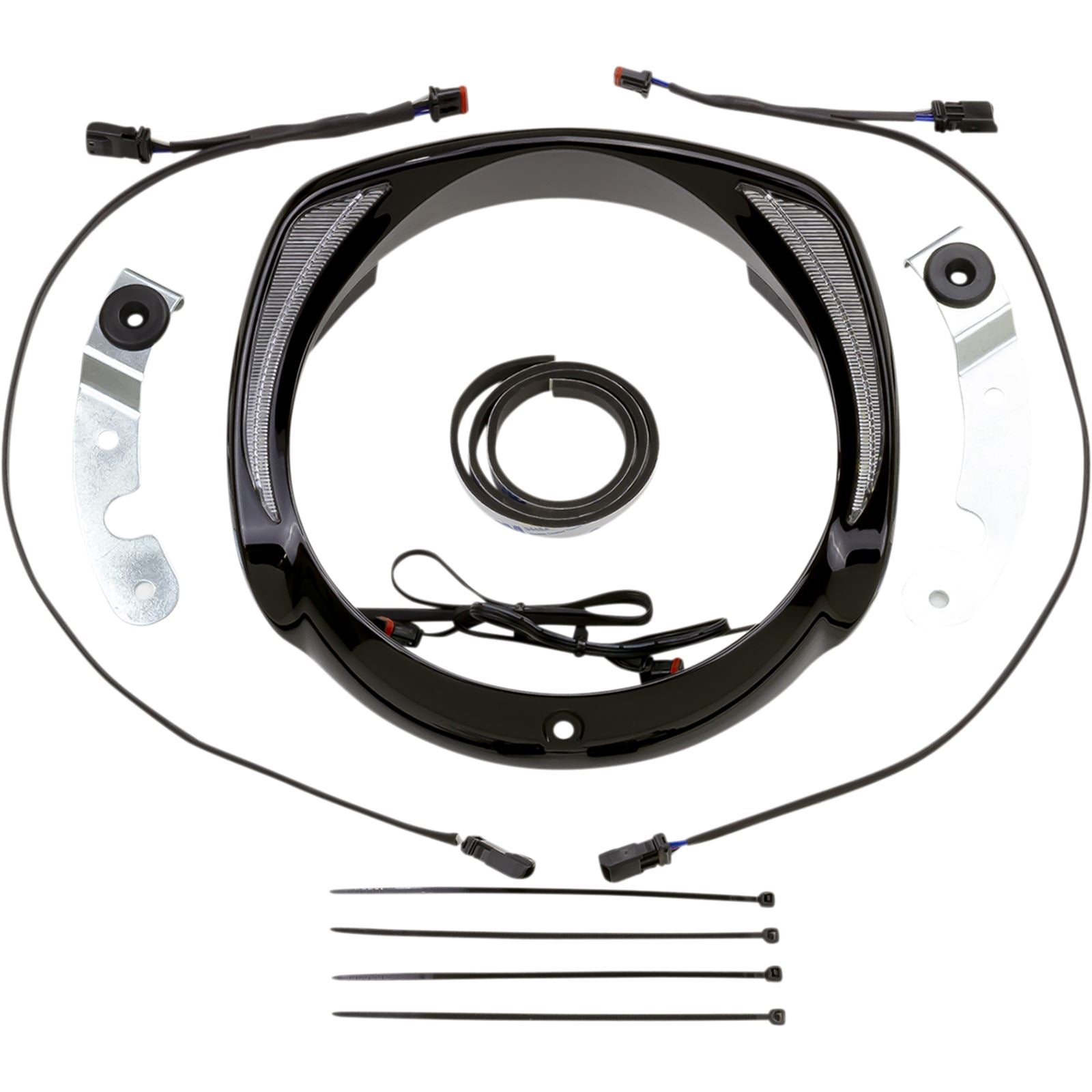 Ciro Headlight Bezel - Black [MPN: 45206]_1053935