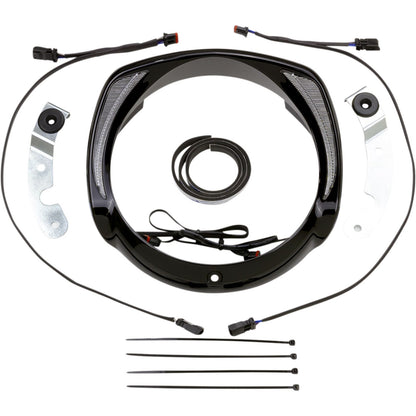 Ciro Headlight Bezel - Black [MPN: 45206]_1053935