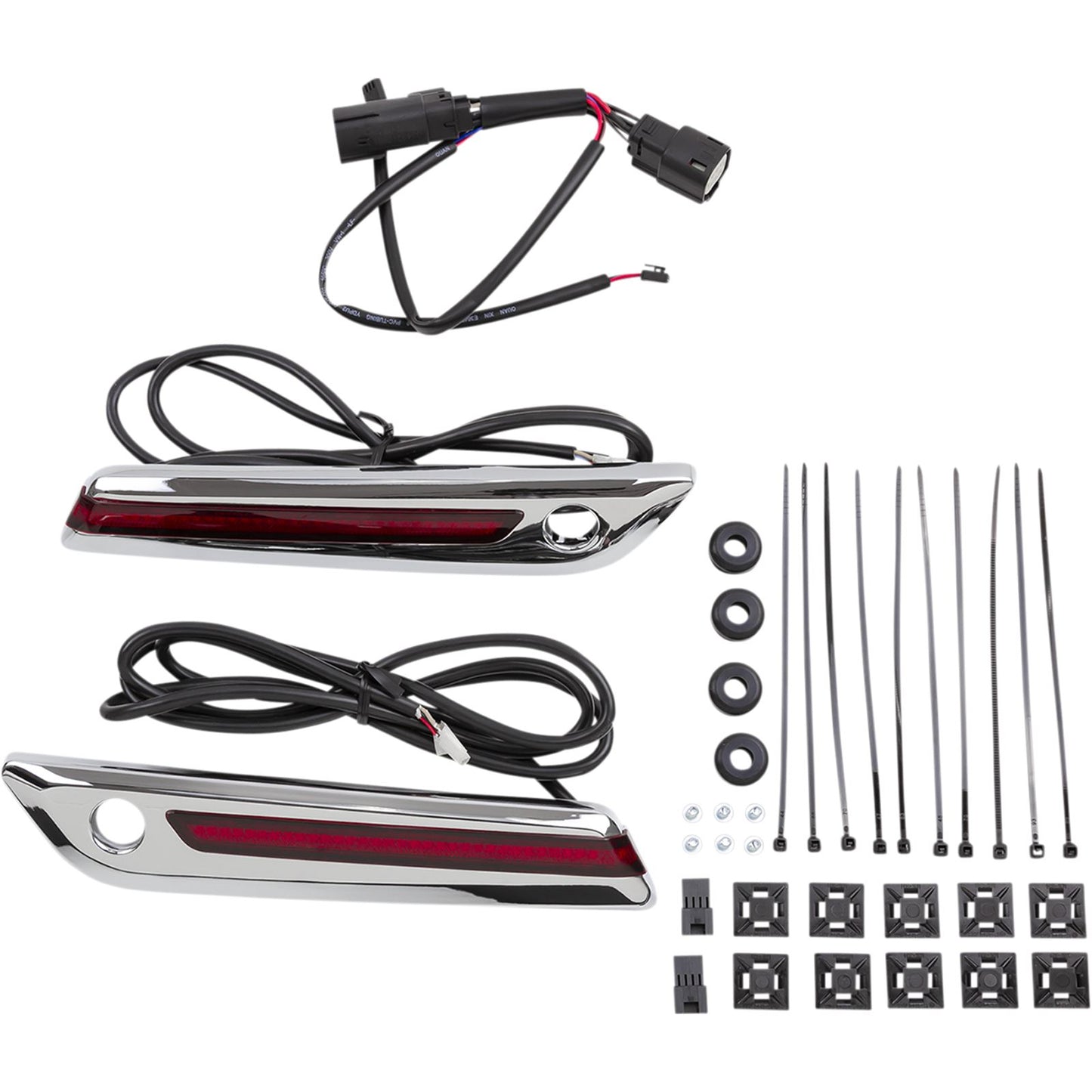 Ciro Hinge Covers - Red/Chrome [MPN: 40170]_1053997