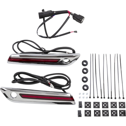 Ciro Hinge Covers - Red/Chrome [MPN: 40170]_1053997