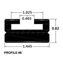 SPI Sports Parts Inc Slide Profile 8 - Black - 56" 408-56-80_1090373