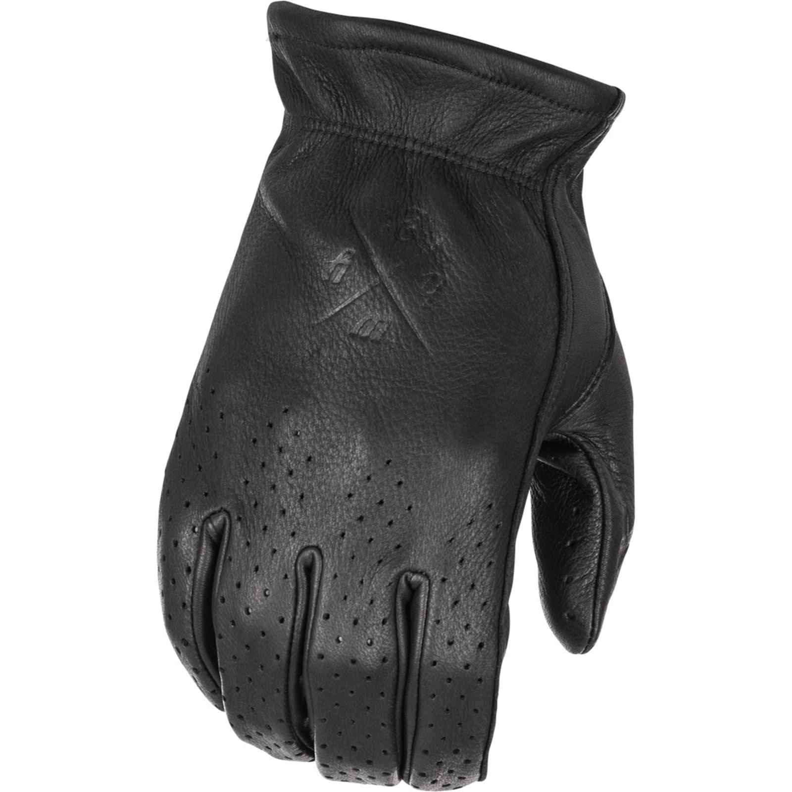 Highway 21 Louie Perforated Gloves - Black - 2X-Large 489-00502X_681488