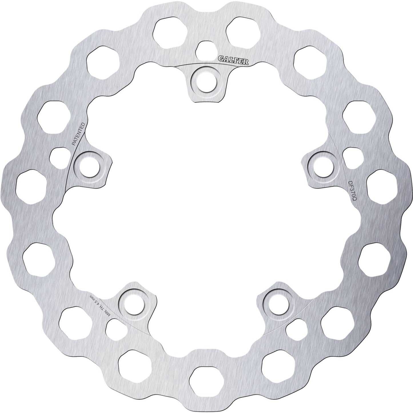 Galfer Fixed Rear Cubiq Brake Rotor DF370Q_725708