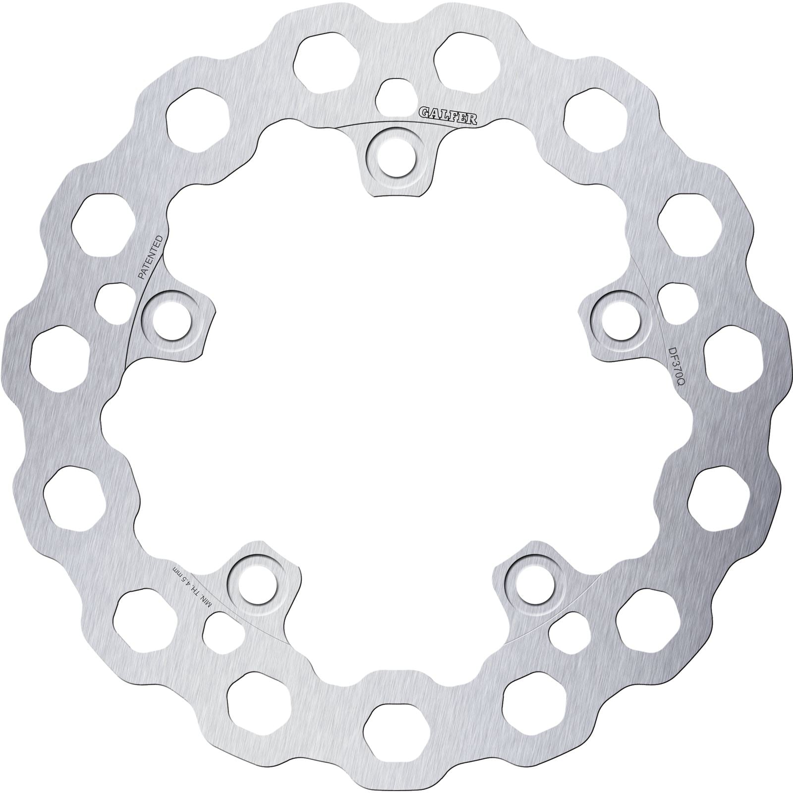 Galfer Fixed Rear Cubiq Brake Rotor DF370Q_725708