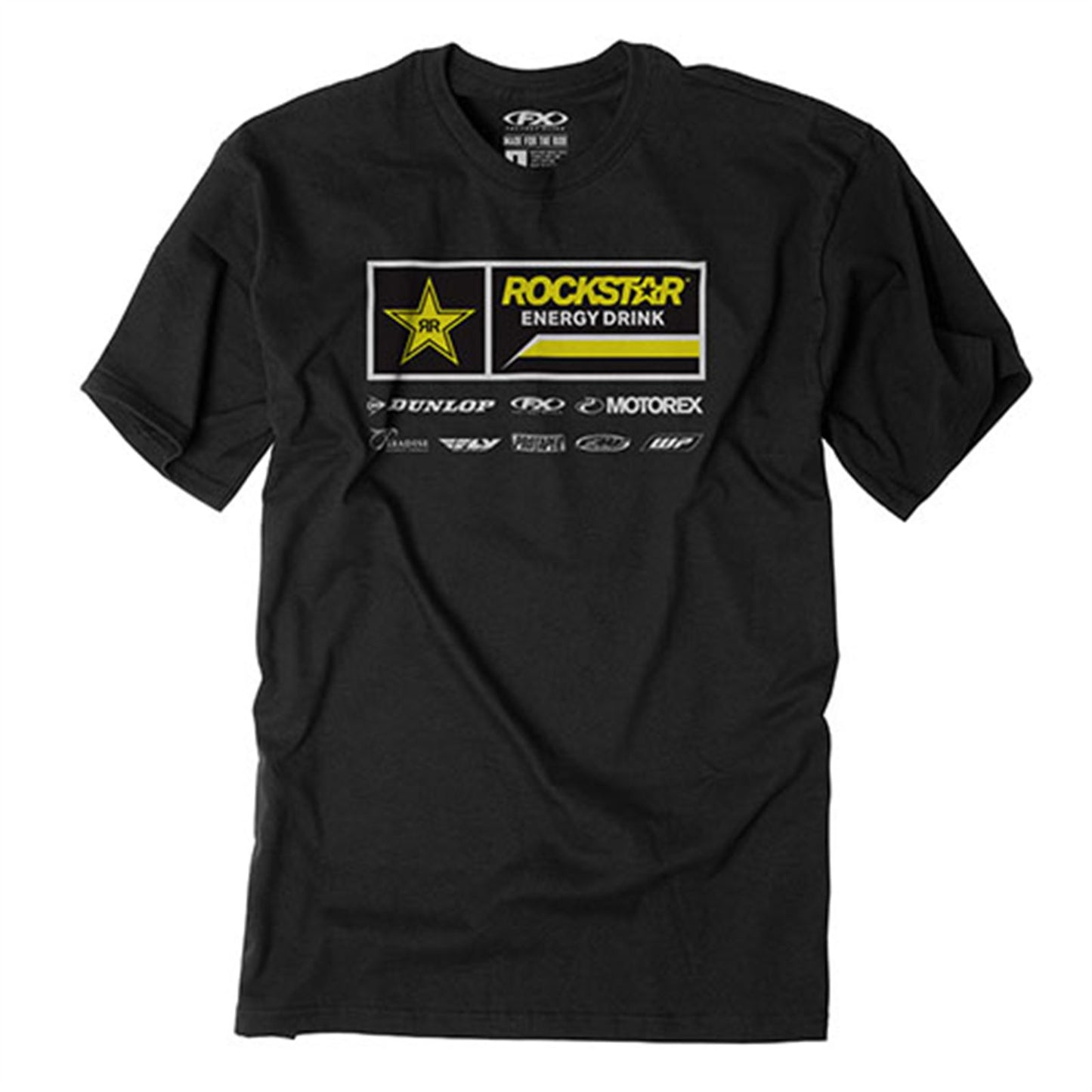 Factory Effex 2021 Rockstar Racewear T-Shirt Black, Medium 24-87612_1059802