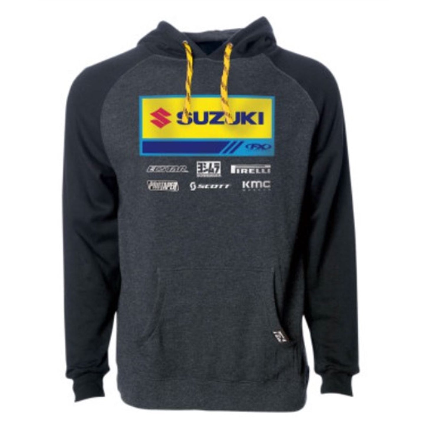 Factory Effex Suzuki 21 Racewear Hoodie - Charcoal/Black - X-Large 24-88426_732086