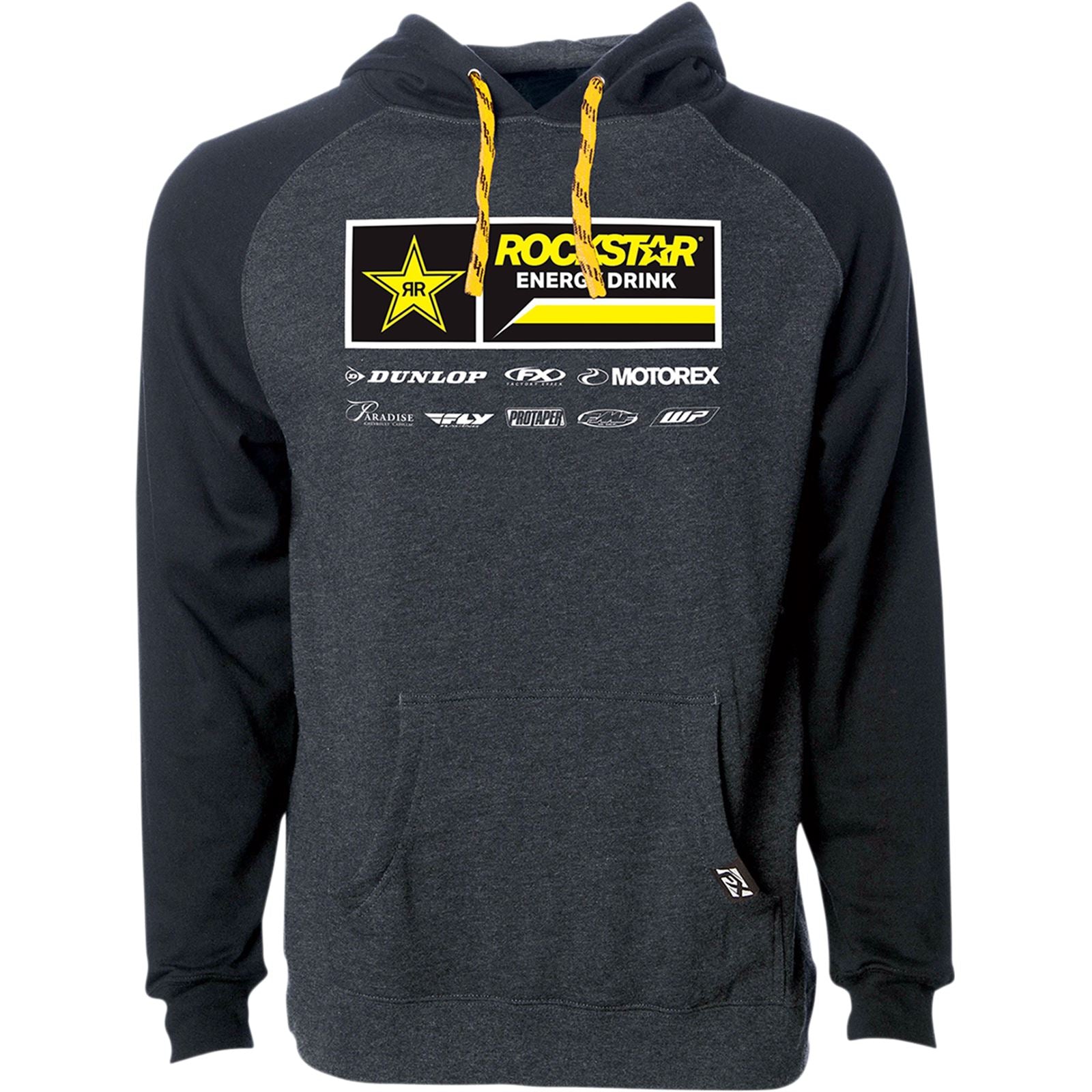 Factory Effex Rockstar 2021 Racewear Pullover, Charcoal/Black, XX-Large 24-88628_1053986