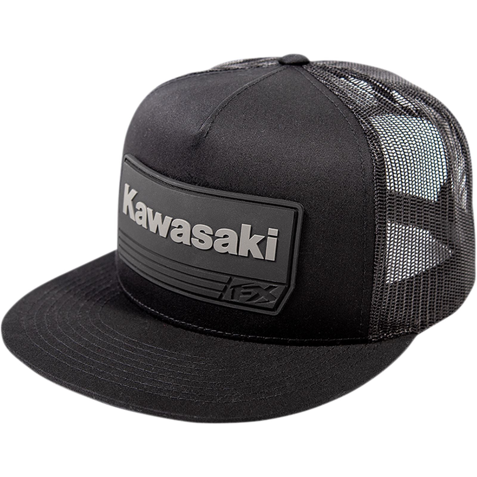 Factory Effex Kawasaki 2021 Racewear Hat, Black 24-86110_1053988